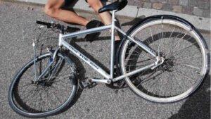 Kollision Fahrradunfall mit Auto